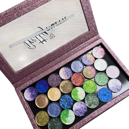 Empty Black Magnetic Palette